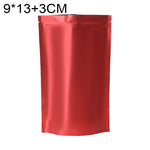 100 PCS/Set Matte Aluminum Foil Snack Stand-up Pouch, 8x12+3cm, 9x13+3cm, 10x15+3cm, 12x20+4cm