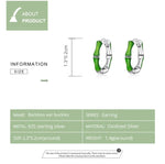 Ohrclips aus Bambus, Damen, aus 925er Sterlingsilber