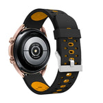 Silikon-Uhrenarmband mit drei Lochreihen, für Samsung Galaxy Watch 3 45 mm