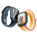 ROCK 2-in-1 PC-Rahmen + Schutzhülle aus gehärtetem Glas, für Apple Watch Series 9 / 8 / 7 (41 mm) und Apple Watch Series 9 / 8 / 7 (45 mm)
