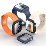 ROCK 2-in-1 PC-Rahmen + Schutzhülle aus gehärtetem Glas, für Apple Watch Series 9 / 8 / 7 (41 mm) und Apple Watch Series 9 / 8 / 7 (45 mm)