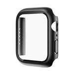 ROCK 2-in-1 PC-Rahmen + Schutzhülle aus gehärtetem Glas, für Apple Watch Series 9 / 8 / 7 (41 mm) und Apple Watch Series 9 / 8 / 7 (45 mm)