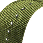 Three-ring Steel Buckle Nylon Watchband, For Suunto CORE, For Suunto 7