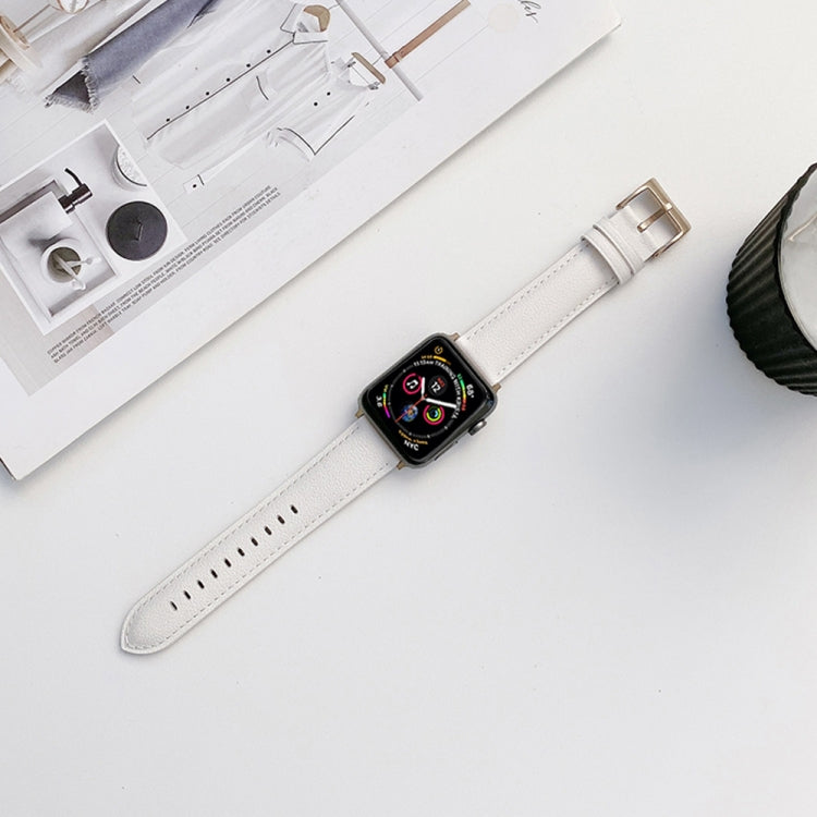 Echtleder-Uhrenarmband für Apple Watch Series, 7 41mm / 6&SE&5&4 40mm / 3&2&1 38mm, 7 45mm / 6&SE&5&4 44mm / 3&2&1 42mm