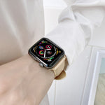 Genuine Leather Watchband For Apple Watch Series, 7 41mm / 6&SE&5&4 40mm / 3&2&1 38mm, 7 45mm / 6&SE&5&4 44mm / 3&2&1 42mm