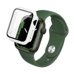 imak PC-Gehäuse mit Schutzglasfolie, für Apple Watch Series 9 / 8 / 7 (41 mm) und Apple Watch Series 9 / 8 / 7 (45 mm)