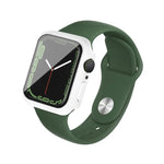 imak PC-Gehäuse mit Schutzglasfolie, für Apple Watch Series 9 / 8 / 7 (41 mm) und Apple Watch Series 9 / 8 / 7 (45 mm)