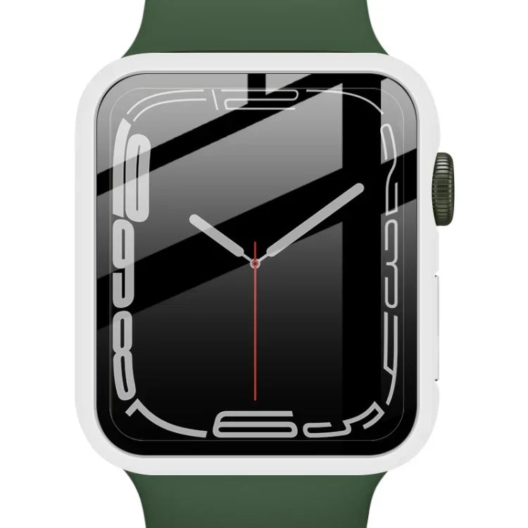 imak PC-Gehäuse mit Schutzglasfolie, für Apple Watch Series 9 / 8 / 7 (41 mm) und Apple Watch Series 9 / 8 / 7 (45 mm)