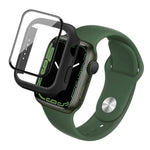 imak PC-Gehäuse mit Schutzglasfolie, für Apple Watch Series 9 / 8 / 7 (41 mm) und Apple Watch Series 9 / 8 / 7 (45 mm)