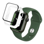 imak PC-Gehäuse mit Schutzglasfolie, für Apple Watch Series 9 / 8 / 7 (41 mm) und Apple Watch Series 9 / 8 / 7 (45 mm)