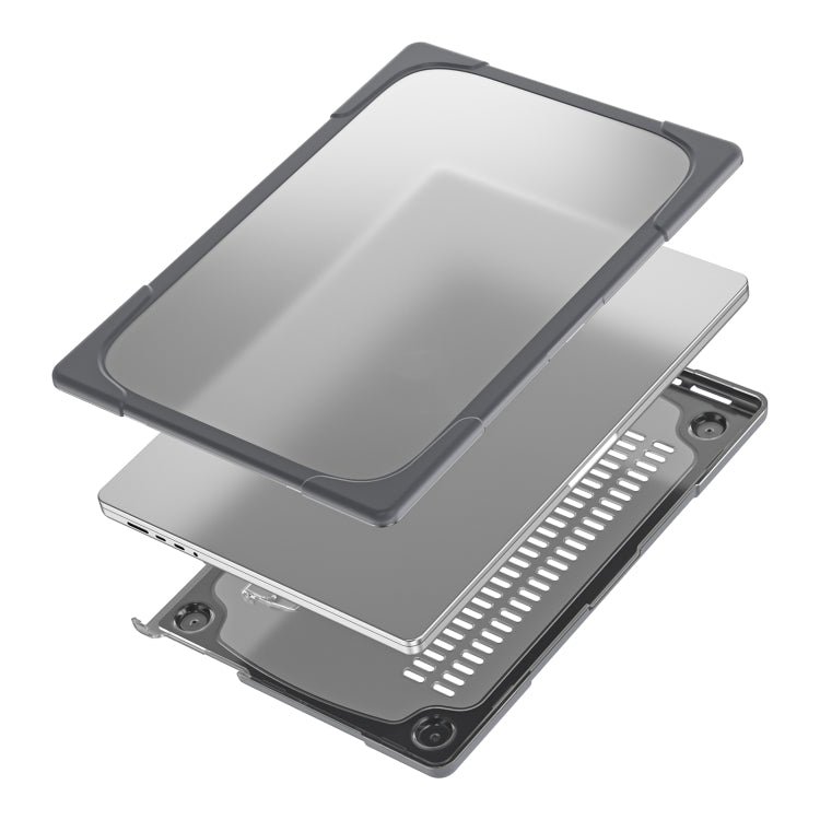 TPU + PC Zweifarbige Laptop Schutzhülle, für MacBook Pro 14,2 Zoll A2442 2021
