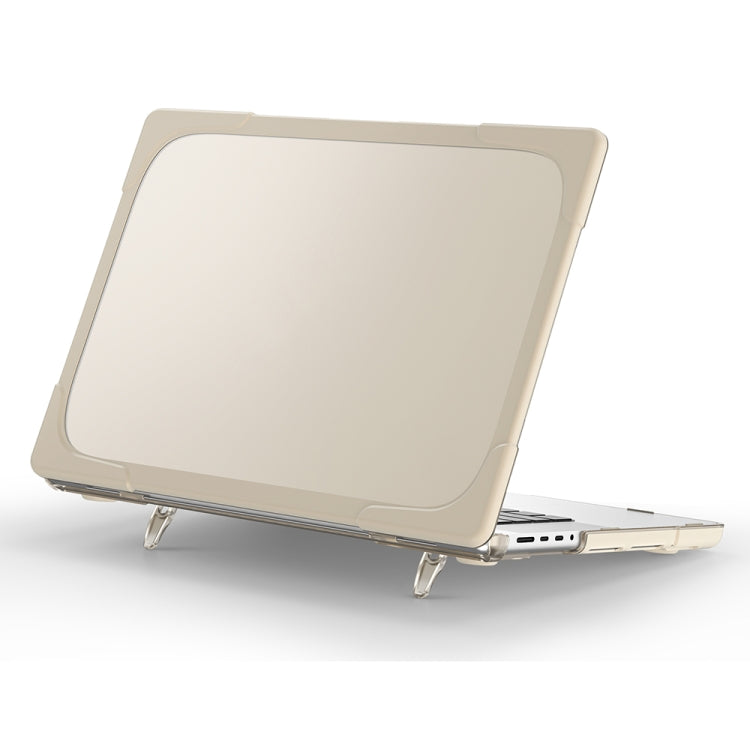 TPU + PC Zweifarbige Laptop Schutzhülle, für MacBook Pro 14,2 Zoll A2442 2021