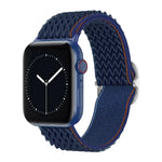 Nylonarmband mit W-Textur für Apple Watch Series 7 (41 mm), 6, SE, 5 und 4 (40 mm), 3, 2 und 1 (38 mm) und 7 (45 mm), 6, SE, 5 und 4 (44 mm) sowie 3, 2 und 1 (42 mm).