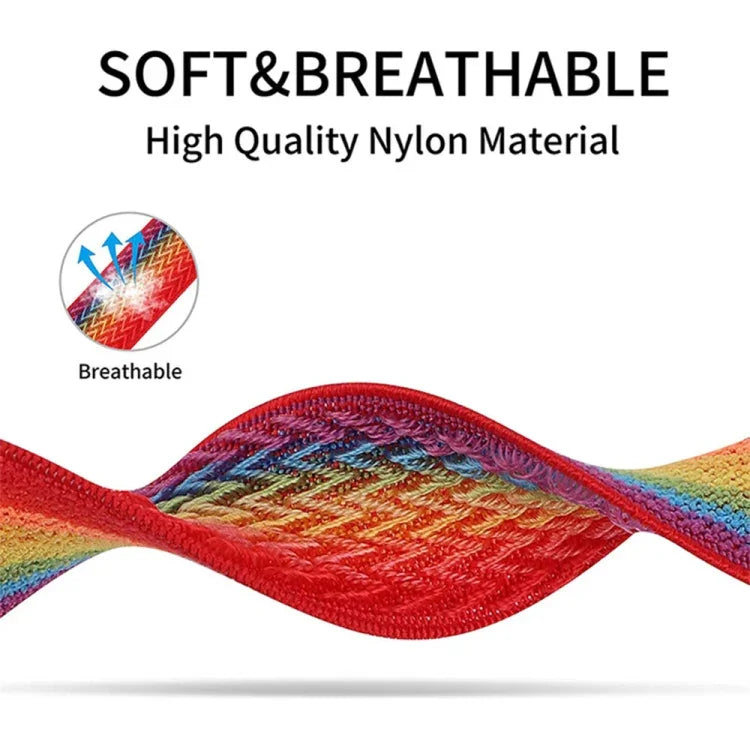 Nylonarmband mit W-Textur für Apple Watch Series 7 (41 mm), 6, SE, 5 und 4 (40 mm), 3, 2 und 1 (38 mm) und 7 (45 mm), 6, SE, 5 und 4 (44 mm) sowie 3, 2 und 1 (42 mm).