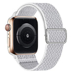 Nylonarmband mit W-Textur für Apple Watch Series 7 (41 mm), 6, SE, 5 und 4 (40 mm), 3, 2 und 1 (38 mm) und 7 (45 mm), 6, SE, 5 und 4 (44 mm) sowie 3, 2 und 1 (42 mm).