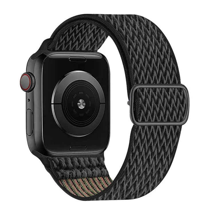 Nylonarmband mit W-Textur für Apple Watch Series 7 (41 mm), 6, SE, 5 und 4 (40 mm), 3, 2 und 1 (38 mm) und 7 (45 mm), 6, SE, 5 und 4 (44 mm) sowie 3, 2 und 1 (42 mm).