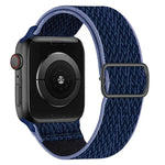 Nylonarmband mit W-Textur für Apple Watch Series 7 (41 mm), 6, SE, 5 und 4 (40 mm), 3, 2 und 1 (38 mm) und 7 (45 mm), 6, SE, 5 und 4 (44 mm) sowie 3, 2 und 1 (42 mm).