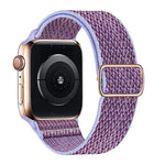 Nylonarmband mit W-Textur für Apple Watch Series 7 (41 mm), 6, SE, 5 und 4 (40 mm), 3, 2 und 1 (38 mm) und 7 (45 mm), 6, SE, 5 und 4 (44 mm) sowie 3, 2 und 1 (42 mm).