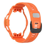 Sport-Silikonarmband aus Carbonfaser, passend für Samsung Galaxy Watch4 Classic 42 mm
