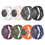 Sport-Silikonarmband aus Carbonfaser, passend für Samsung Galaxy Watch4 Classic 42 mm