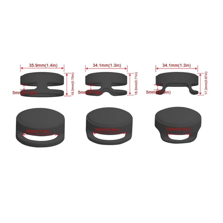 Haustierhalsband Kratzfeste Stoßfeste Silikonhülle Für AirTag 2. Generation / AirTag 1. Generation, 35,9x35,9x19,2mm, 34,1x34,1x18,2mm, 34,1x34,1x17,2mm