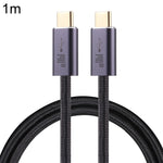 140W USB 2.0 USB-C / Typ-C männlich zu USB-C / Typ-C männlich geflochtenes Datenkabel, 1m, 1,5m, 2m