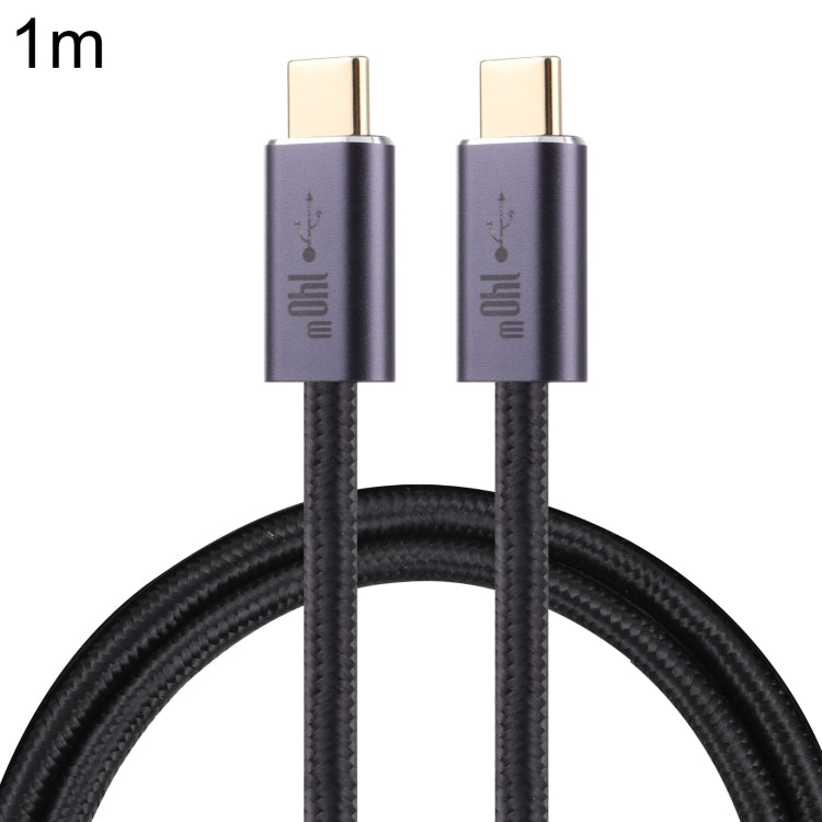140W USB 2.0 USB-C / Typ-C männlich zu USB-C / Typ-C männlich geflochtenes Datenkabel, 1m, 1,5m, 2m