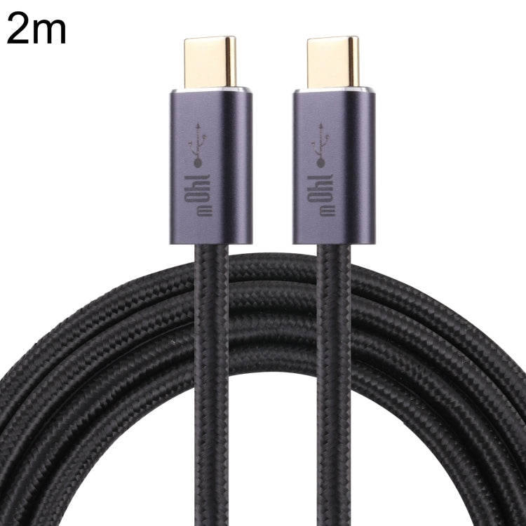 140W USB 2.0 USB-C / Typ-C männlich zu USB-C / Typ-C männlich geflochtenes Datenkabel, 1m, 1,5m, 2m