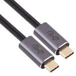 20Gbps USB 3.2 USB-C / Typ-C männlich zu USB-C / Typ-C männlich geflochtenes Datenkabel, 0,5m, 1m, 1,5m, 2m, 3m