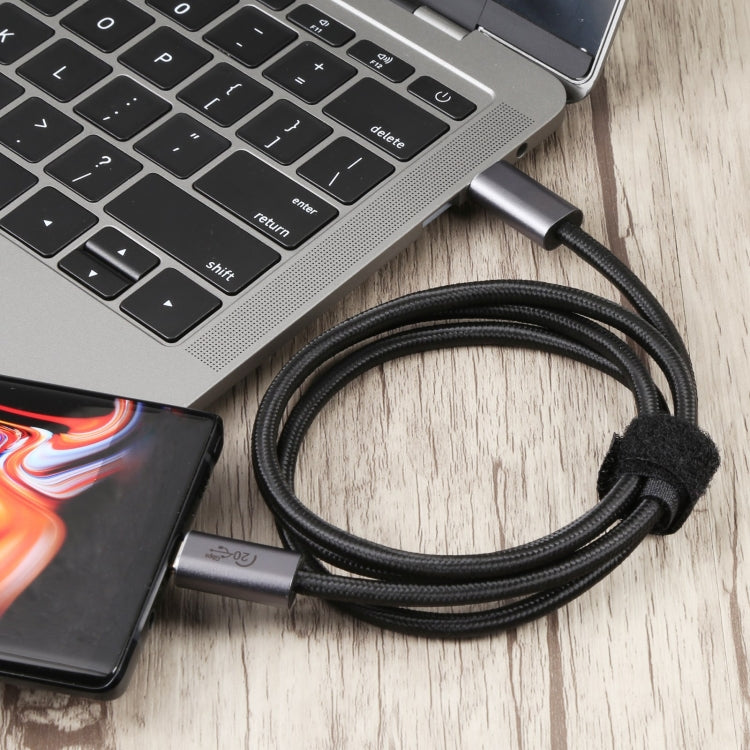 20Gbps USB 3.2 USB-C / Typ-C männlich zu USB-C / Typ-C männlich geflochtenes Datenkabel, 0,5m, 1m, 1,5m, 2m, 3m