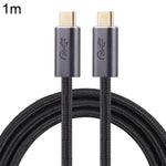 20Gbps USB 3.2 USB-C / Typ-C männlich zu USB-C / Typ-C männlich geflochtenes Datenkabel, 0,5m, 1m, 1,5m, 2m, 3m