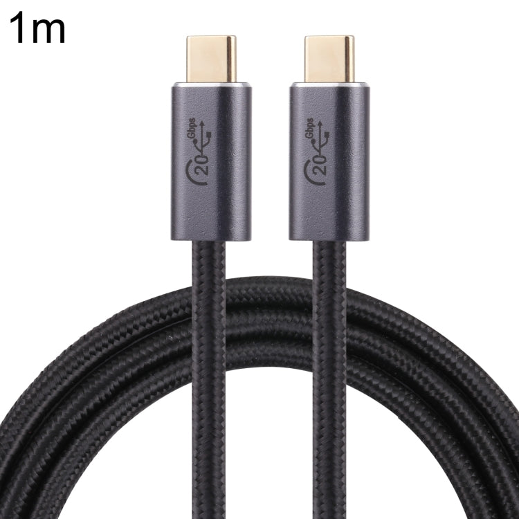 20Gbps USB 3.2 USB-C / Typ-C männlich zu USB-C / Typ-C männlich geflochtenes Datenkabel, 0,5m, 1m, 1,5m, 2m, 3m