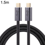 20Gbps USB 3.2 USB-C / Typ-C männlich zu USB-C / Typ-C männlich geflochtenes Datenkabel, 0,5m, 1m, 1,5m, 2m, 3m