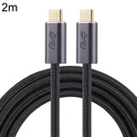 20Gbps USB 3.2 USB-C / Typ-C männlich zu USB-C / Typ-C männlich geflochtenes Datenkabel, 0,5m, 1m, 1,5m, 2m, 3m