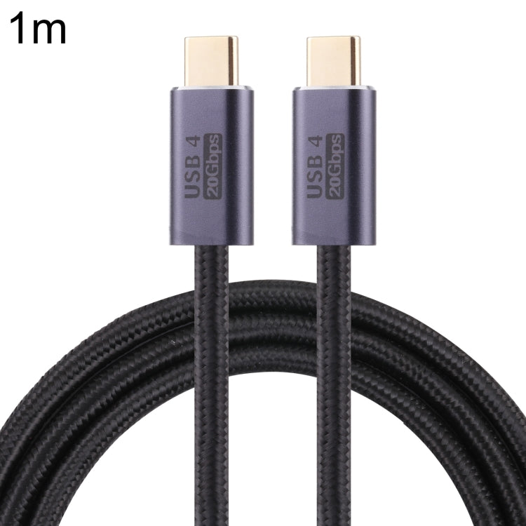 20Gbps USB 4 USB-C / Typ-C männlich zu USB-C / Typ-C männlich geflochtenes Datenkabel, 0,5m, 1m, 1,5m, 2m, 3m