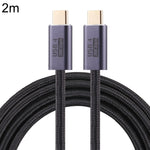 20Gbps USB 4 USB-C / Typ-C männlich zu USB-C / Typ-C männlich geflochtenes Datenkabel, 0,5m, 1m, 1,5m, 2m, 3m