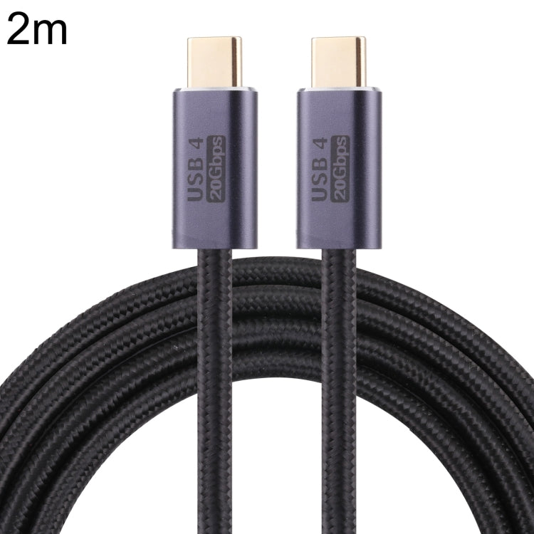 20Gbps USB 4 USB-C / Typ-C männlich zu USB-C / Typ-C männlich geflochtenes Datenkabel, 0,5m, 1m, 1,5m, 2m, 3m