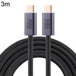 20Gbps USB 4 USB-C / Typ-C männlich zu USB-C / Typ-C männlich geflochtenes Datenkabel, 0,5m, 1m, 1,5m, 2m, 3m