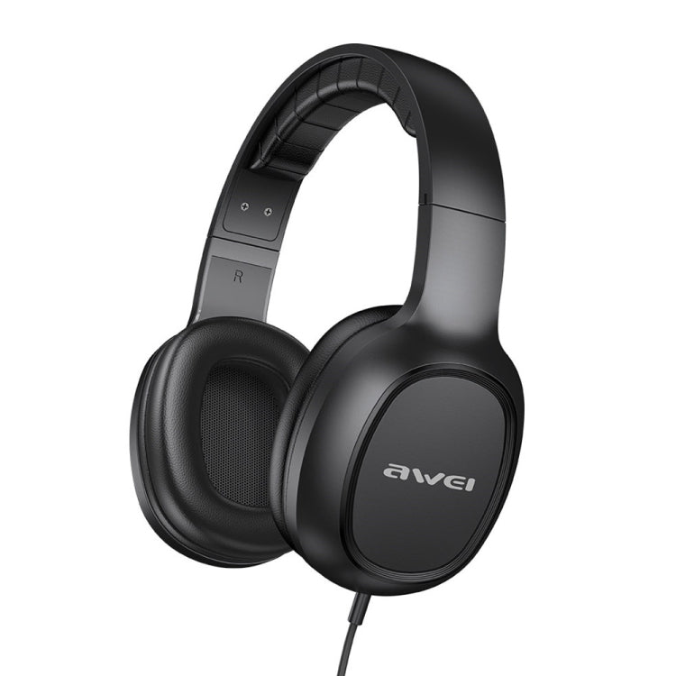 awei GM-6 3.5mm Stereo kabelgebundenes Headset, GM-6 (Schwarz)