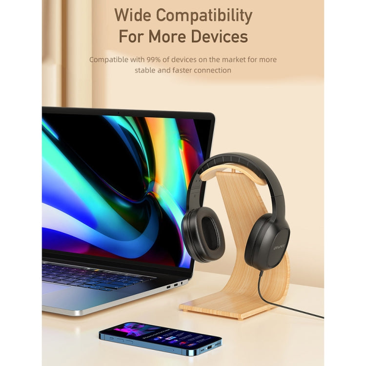 awei GM-6 3.5mm Stereo kabelgebundenes Headset, GM-6 (Schwarz)