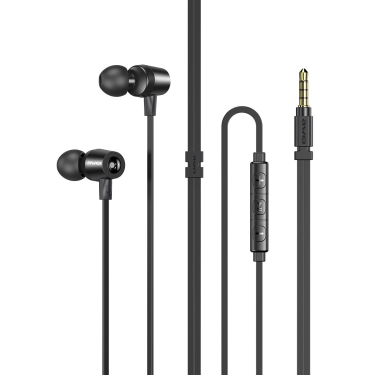 awei L1 Stereo Surround In-Ear Kabelgebundener Ohrhörer, L1(Schwarz), L1(Grau)