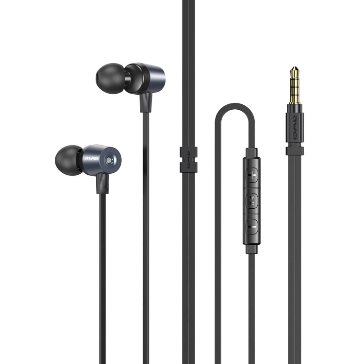 awei L1 Stereo Surround In-Ear Kabelgebundener Ohrhörer, L1(Schwarz), L1(Grau)