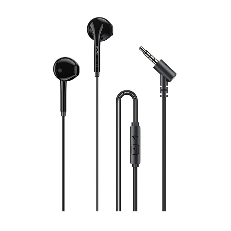 awei PC-7 Mini Stereo Halboffener In-Ear Kabelgebundener Ohrhörer, PC-7(Schwarz), PC-7(Weiß)