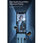 awei PC-7 Mini Stereo Halboffener In-Ear Kabelgebundener Ohrhörer, PC-7(Schwarz), PC-7(Weiß)