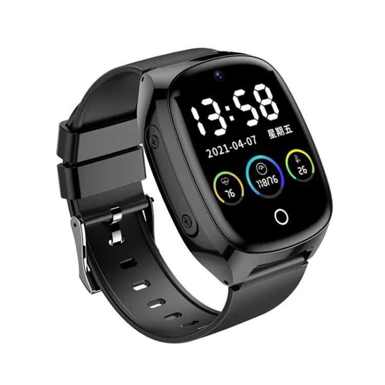 D300 Smartwatch mit 1,54-Zoll-IPS-Bildschirm, unterstützt Tracking und Positionsbestimmung sowie Videoanrufe und verfügt über eine Körpertemperaturanzeige.