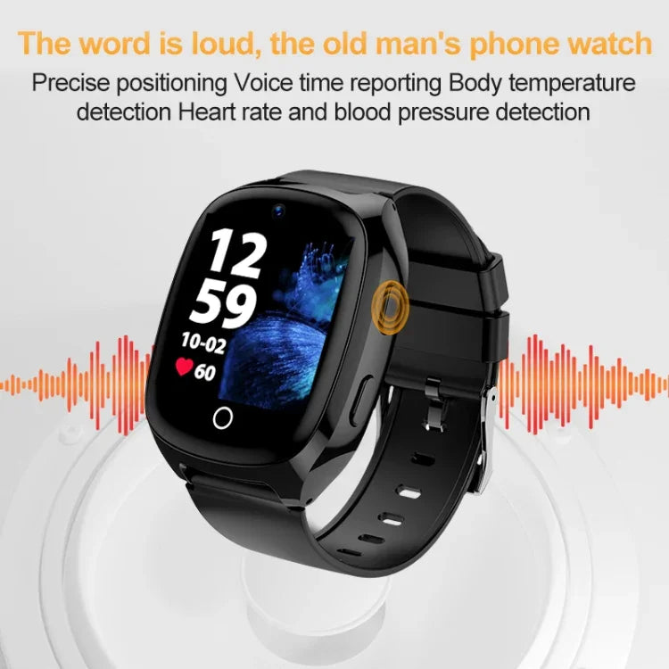 D300 Smartwatch mit 1,54-Zoll-IPS-Bildschirm, unterstützt Tracking und Positionsbestimmung sowie Videoanrufe und verfügt über eine Körpertemperaturanzeige.