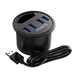 ORICO DESK-4U-BK 4 USB3.0 Port Multifunktions-Desktop-Hub