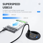 ORICO DESK-4U-BK 4 USB3.0 Port Multifunktions-Desktop-Hub