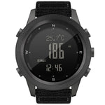NORTH EDGE APACHE-46 Wasserdichte Multifunktions-Digital-Smart-Sportuhr für Herren, Nylonarmband