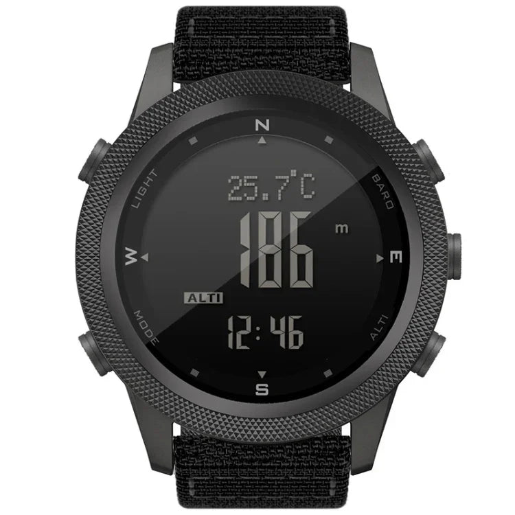 NORTH EDGE APACHE-46 Wasserdichte Multifunktions-Digital-Smart-Sportuhr für Herren, Nylonarmband